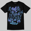 Jordan 8 Retro 'Aqua' 2025 DopeSkill T-Shirt Real Y2K Players Graphic Streetwear - Black