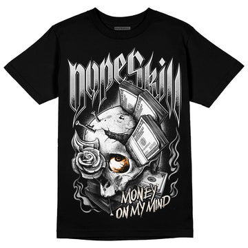 Dunk Low Cool Grey DopeSkill T-Shirt Money On My Mind Graphic Streetwear - Black