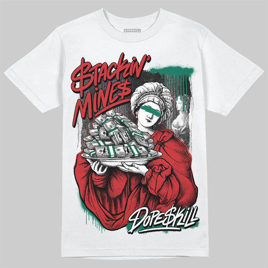 Jordan 5 ‘El Grito’ DopeSkill T-Shirt Stackin Mines Graphic Streetwear - White