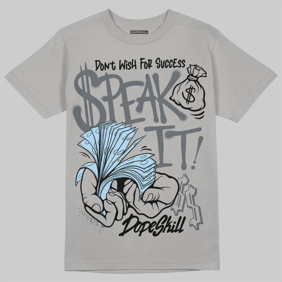 Jordan 5 Retro Wolf Grey (2026) DopeSkill T-Shirt Speak It Graphic Streetwear - Gravel