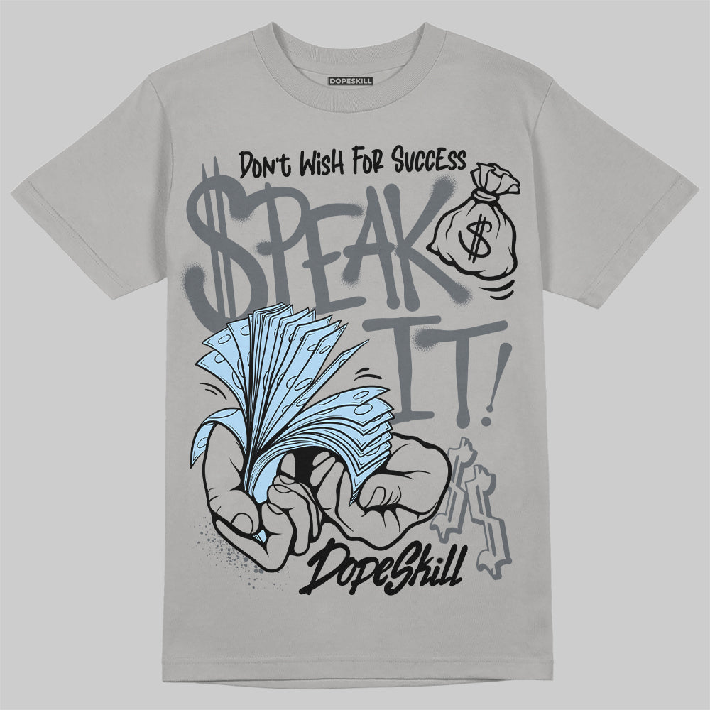 Jordan 5 Retro Wolf Grey (2026) DopeSkill T-Shirt Speak It Graphic Streetwear - Gravel