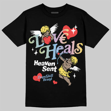 Jordan 5 “Year of the Snake” DopeSkill T-Shirt New Love Heals Graphic Streetwear - Black