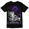 Dunk Low Championship Court Purple DopeSkill T-Shirt Show Me The Money Graphic Streetwear - Black