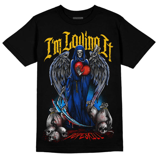 Jordan 14 “Laney” DopeSkill T-Shirt New I'm Loving It Graphic Streetwear - Black