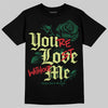 Foamposite Pro 'Pine Green' DopeSkill T-Shirt You’re Lost Without Me Graphic Streetwear - Black