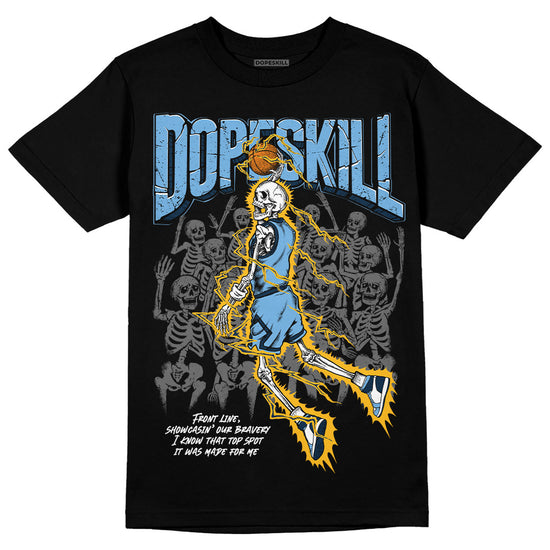 Jordan 1 High OG “First in Flight” DopeSkill T-Shirt Thunder Dunk Graphic Streetwear - Black