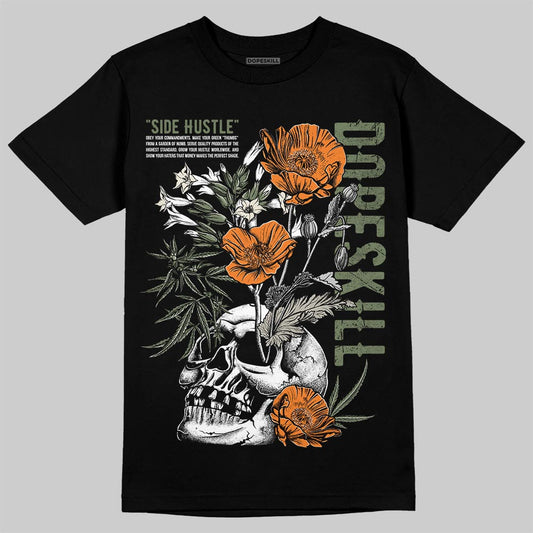 Jordan 4 Retro OG SP Undefeated (2025) DopeSkill T-Shirt Side Hustle Graphic Streetwear - Black