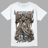 Jordan 3 Retro Palomino DopeSkill T-Shirt Life or Die Graphic Streetwear - White