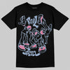 Jordan 3 GS “Cobalt Bliss” DopeSkill T-Shirt Real Y2K Players Graphic Streetwear - Black