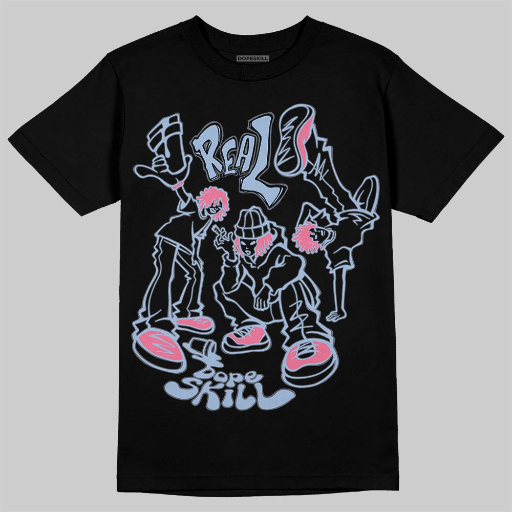 Jordan 3 GS “Cobalt Bliss” DopeSkill T-Shirt Real Y2K Players Graphic Streetwear - Black