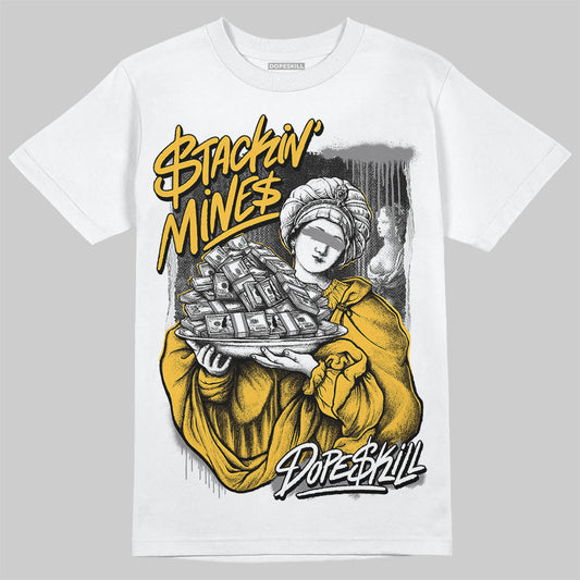 New Balance 9060 Varsity Gold (GS) DopeSkill T-Shirt Stackin Mines Graphic Streetwear - White 