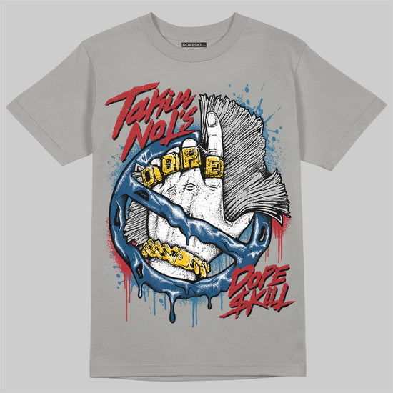 Jordan 12 Retro French Blue (2025) DopeSkill T-Shirt Takin No L's Graphic Streetwear - Gravel