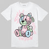 Jordan 4 Retro Valentine's Day (2026) (GS) DopeSkill T-Shirt Smile Through The Pain Graphic Streetwear - White