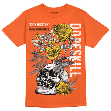 Jordan 3 Georgia Peach DopeSkill Orange T-shirt Side Hustle Graphic Streetwear