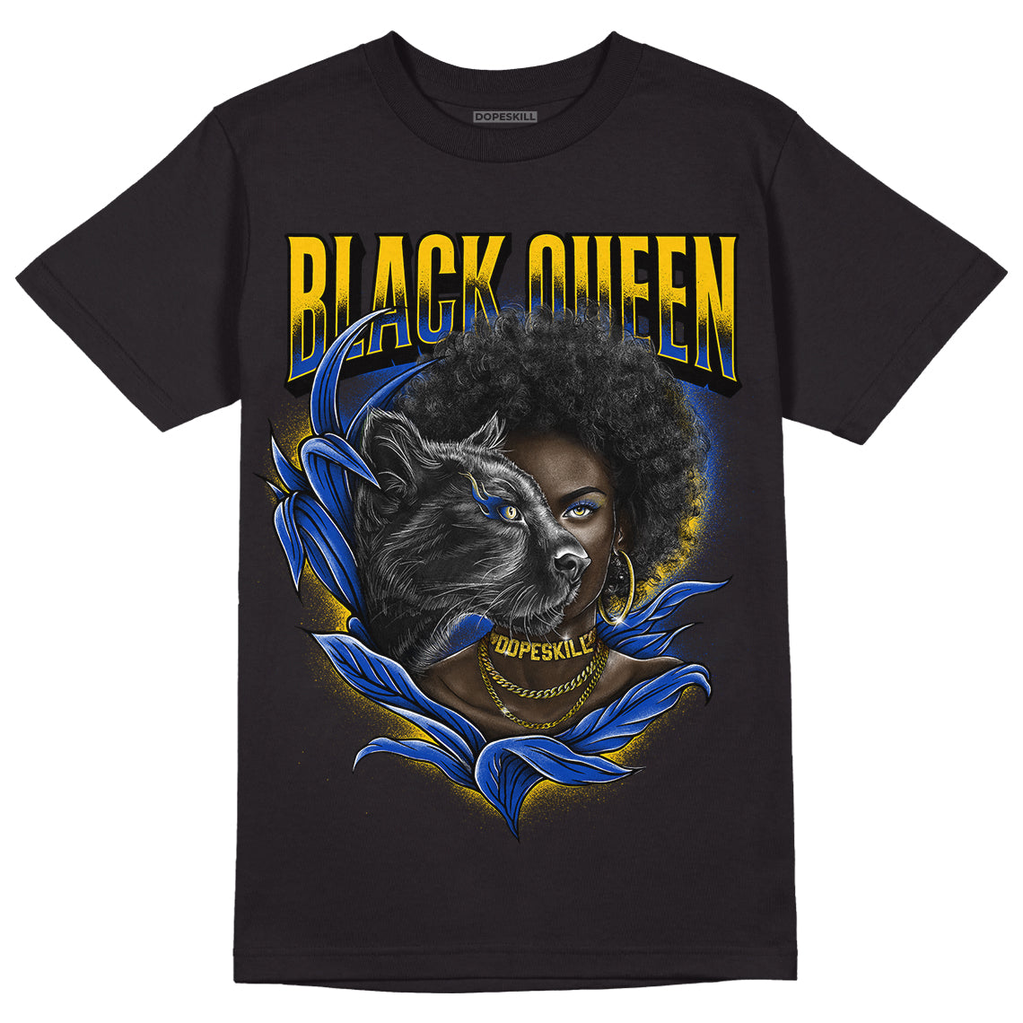 Jordan 14 “Laney” DopeSkill T-Shirt New Black Queen Graphic Streetwear - Black