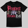 Jordan 5 Low “Peanut Butter Jelly” DopeSkill T-Shirt Protect Me From Evil Graphic Streetwear - Black