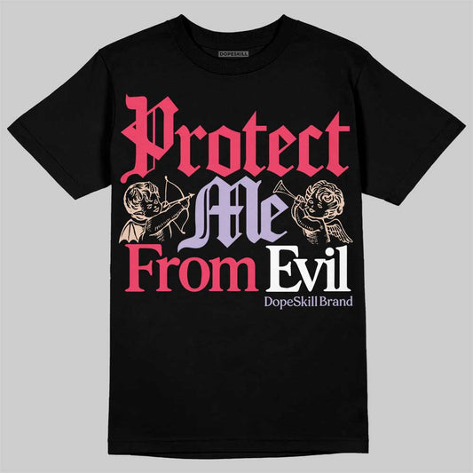 Jordan 5 Low “Peanut Butter Jelly” DopeSkill T-Shirt Protect Me From Evil Graphic Streetwear - Black