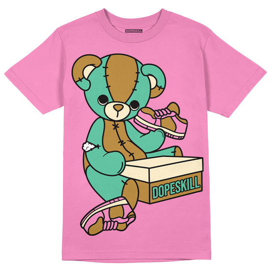 Parris Goebel x WMNS Dunk Low 'Playful Pink’ DopeSkill Pink T-shirt Sneakerhead BEAR Graphic Streetwear 