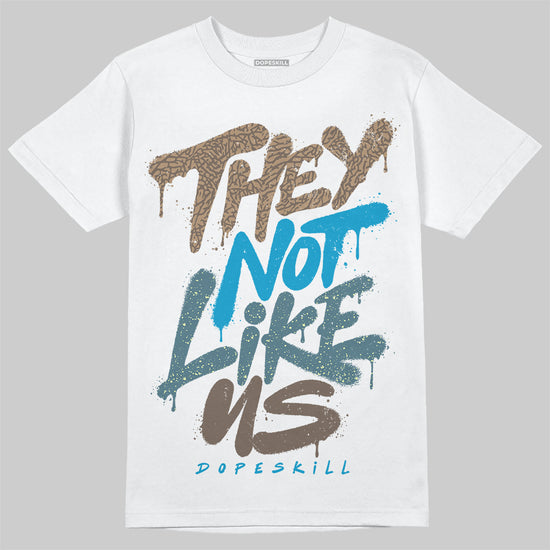 Jordan 3 GS “We Outside” DopeSkill T-Shirt They Not Like Us Graphic Streetwear - White