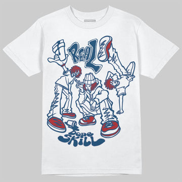 Jordan 12 Retro French Blue (2025) DopeSkill T-Shirt Real Y2K Players Graphic Streetwear