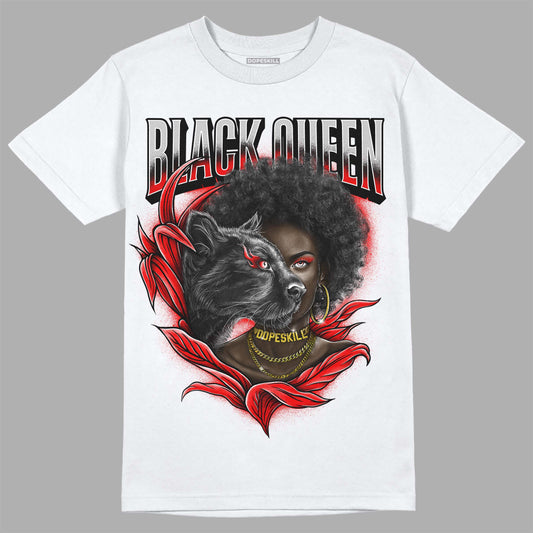 Jordan 12 “Cherry” DopeSkill T-Shirt New Black Queen Graphic Streetwear - White