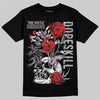 Awake NY x Air Jordan 5 Arctic Pink DopeSkill T-Shirt Side Hustle Graphic Streetwear - Black