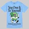 Vans Knu Stack Vintage Satin Dream Blue DopeSkill Blue T-shirt Owe It To Yourself Graphic Streetwear