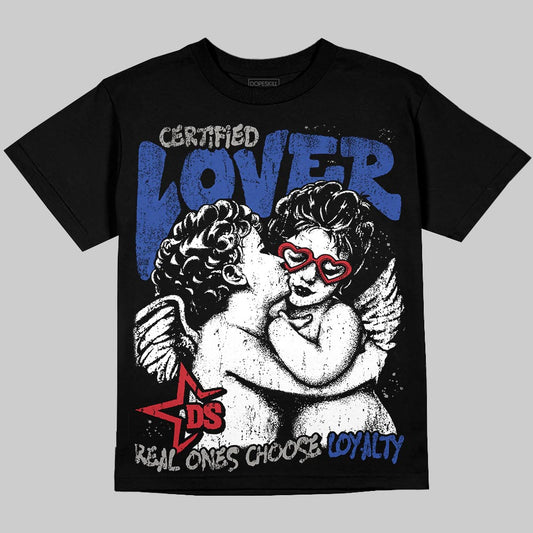 Jordan 4 “Rare Air” DopeSkill T-Shirt Real Ones Choose Loyalty Graphic Streetwear - Black