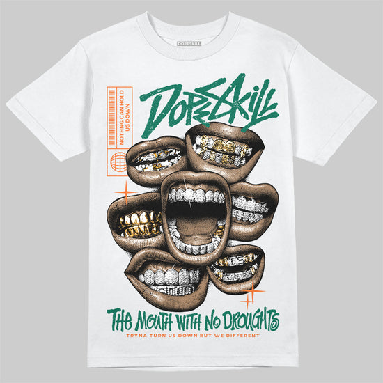 Jordan 3 Retro SP Nina Chanel Abney Bicoastal DopeSkill T-Shirt The Mouth With No Droughts Graphic Streetwear - White 