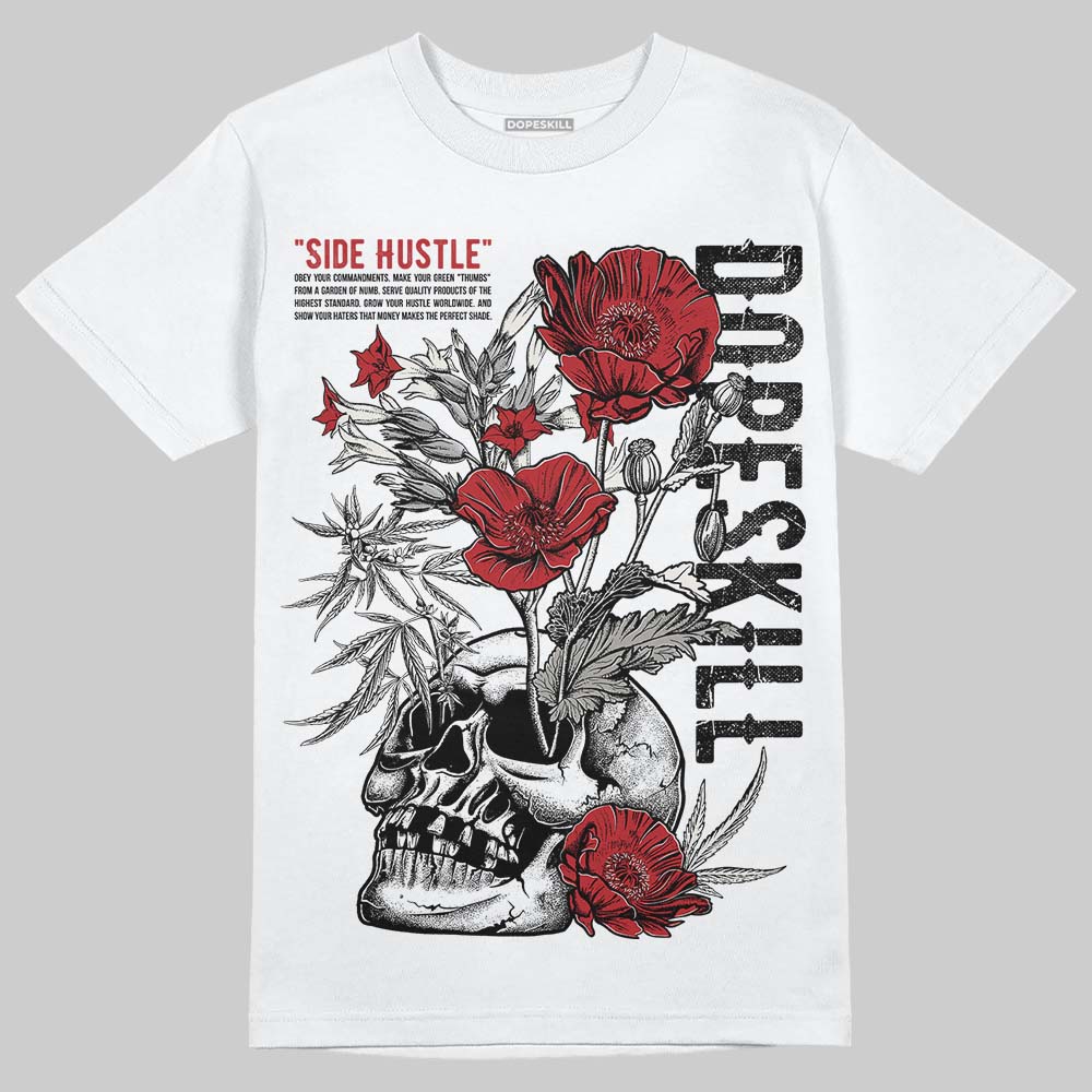 Nigel Sylvester x Jordan 1 Low OG “Nitro” DopeSkill T-Shirt Side Hustle Graphic Streetwear - White