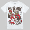 Adidas Samba OG Cloud White Better Scarlet Supplier Colour DopeSkill T-Shirt No Risk No Story Graphic Streetwear - White