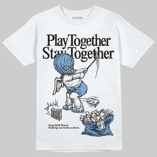 Jordan 12 Retro 'Melo' DopeSkill T-Shirt Play together, Stay together Graphic Streetwear - White