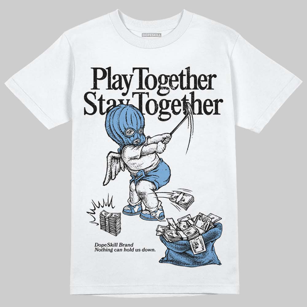 Jordan 12 Retro 'Melo' DopeSkill T-Shirt Play together, Stay together Graphic Streetwear - White