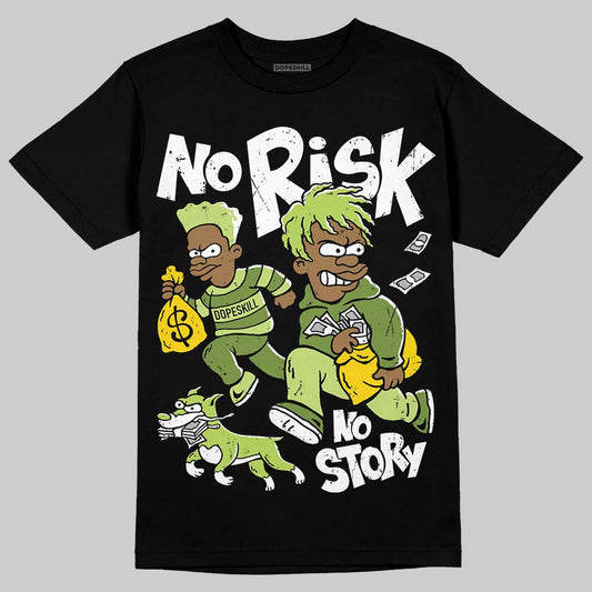 Dunk Low Pro SB 'Fruity Pack - Green Apple' DopeSkill T-Shirt No Risk No Story Graphic Streetwear - Black