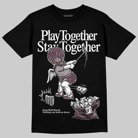A Ma Maniére x Air Jordan 5 “Violet Ore” DopeSkill T-Shirt Play together, Stay together Graphic Streetwear - Black