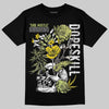Jordan 5 “Luminous Green” DopeSkill T-Shirt Side Hustle Graphic Streetwear - Black