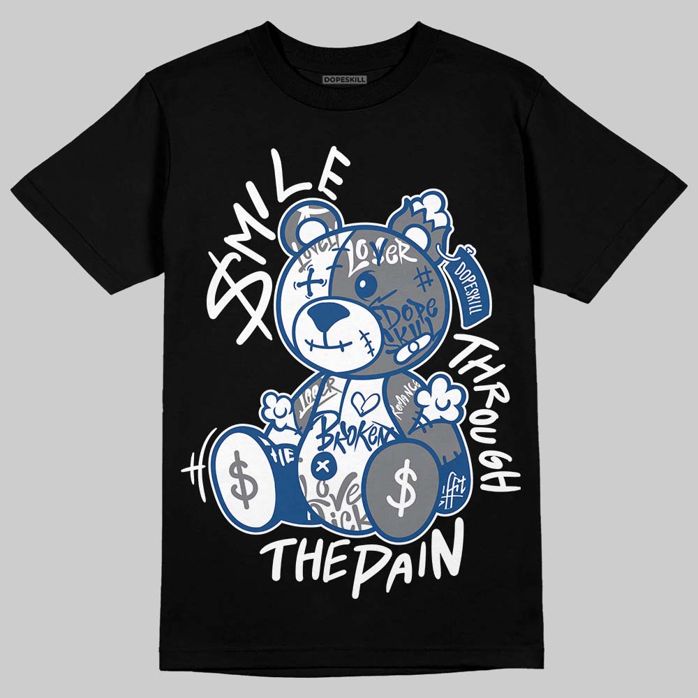 Jordan 9 Retro 'Flint Grey' 2026 DopeSkill T-Shirt Smile Through The Pain Graphic Streetwear - Black