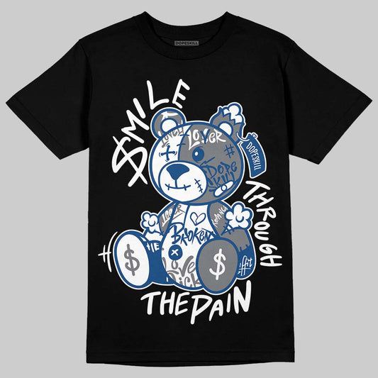 Jordan 9 Retro 'Flint Grey' 2026 DopeSkill T-Shirt Smile Through The Pain Graphic Streetwear - Black