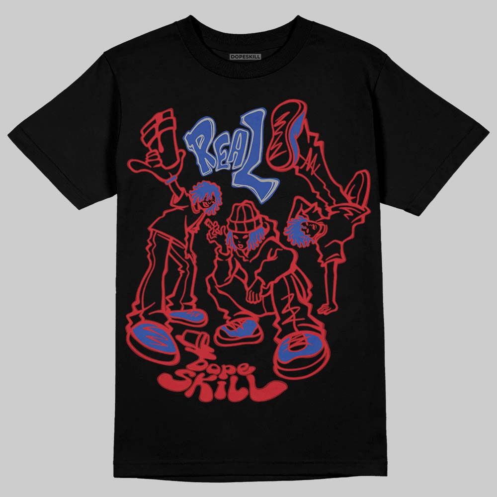 Jordan 4 “Rare Air” DopeSkill T-Shirt Real Y2K Players Graphic Streetwear - Black