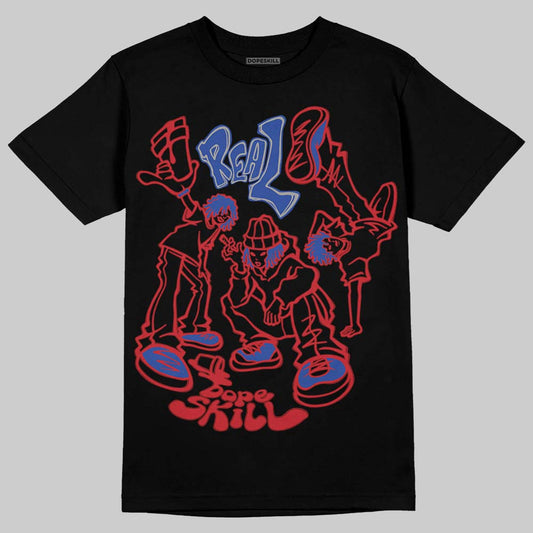 Jordan 4 “Rare Air” DopeSkill T-Shirt Real Y2K Players Graphic Streetwear - Black