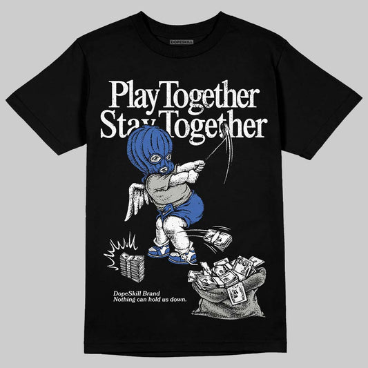 Jordan 3 "Lucky Shorts" DopeSkill T-Shirt Play together, Stay together Graphic Streetwear - Black