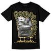 Jordan 4 Retro SE Craft Medium Olive DopeSkill T-Shirt Paid In Full Graphic Streetwear - Black