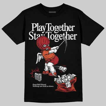Nigel Sylvester x Air Jordan 4 ‘Brick by Brick’ DopeSkill T-Shirt Play together, Stay together Graphic Streetwear - Black