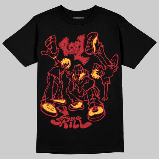 Jordan 14 Retro Ferrari (2025) DopeSkill T-Shirt Real Y2K Players Graphic Streetwear - Black