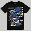 Jordan 1 Low Travis Scott x Fragment DopeSkill T-Shirt Side Hustle Graphic Streetwear - Black