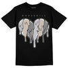 Grey Sneakers DopeSkill T-Shirt Slime Drip Heart Graphic Streetwear - Black