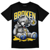 Dunk Low Vintage “Michigan” DopeSkill T-Shirt Sick Bear Graphic Streetwear - Black