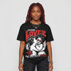 Reverse Infrared 6s DopeSkill Oversize Print T-Shirt Real Ones Choose Loyalty Graphic