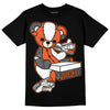 Jordan 3 Georgia Peach DopeSkill T-Shirt Sneakerhead BEAR Graphic Streetwear - Black