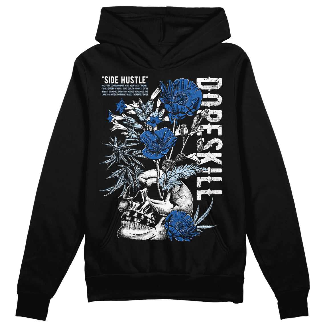 Jordan 11 Low “Space Jam” DopeSkill Hoodie Sweatshirt Side Hustle Graphic Streetwear - Black